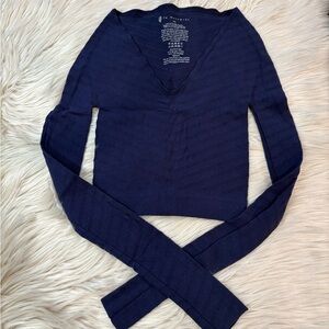 FREE PEOPLE Gone Adrift Seamless Long Sleeve Top